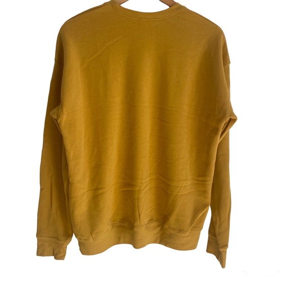 Bella + Canvas Fleece Collection Yellow MIDWEST Crewneck Sweatshirt - Picture 4 of 4